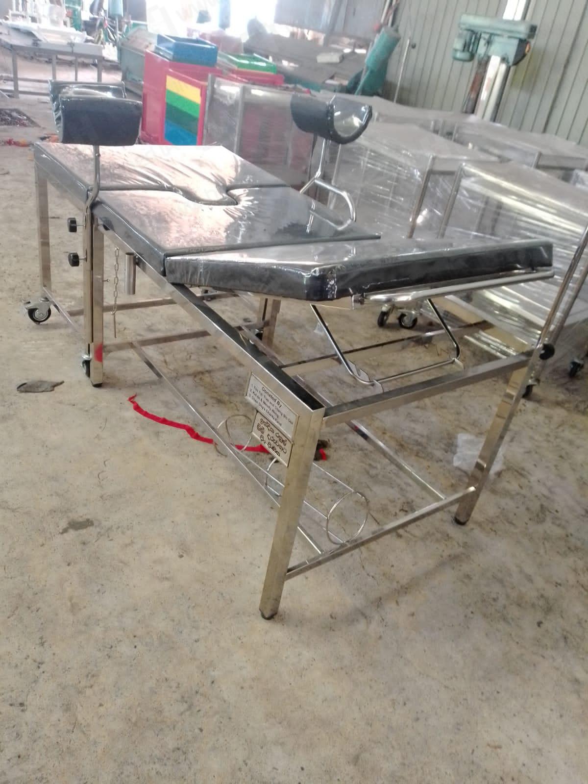 Gynecological Bed - Leg Removable (Stainless Steel) 3 Gynecological Bed Sri lanka